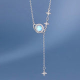 Collier Pierre de Lune Argent 925 – Bijou Artisanal Fait Main - Biloria