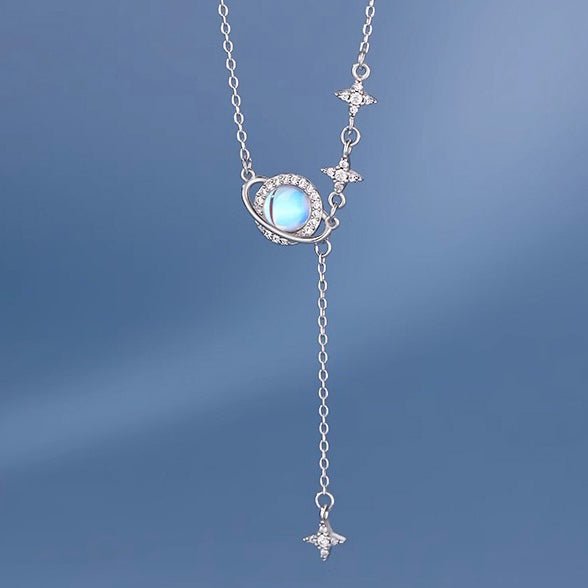 Collier Pierre de Lune Argent 925 – Bijou Artisanal Fait Main - Biloria