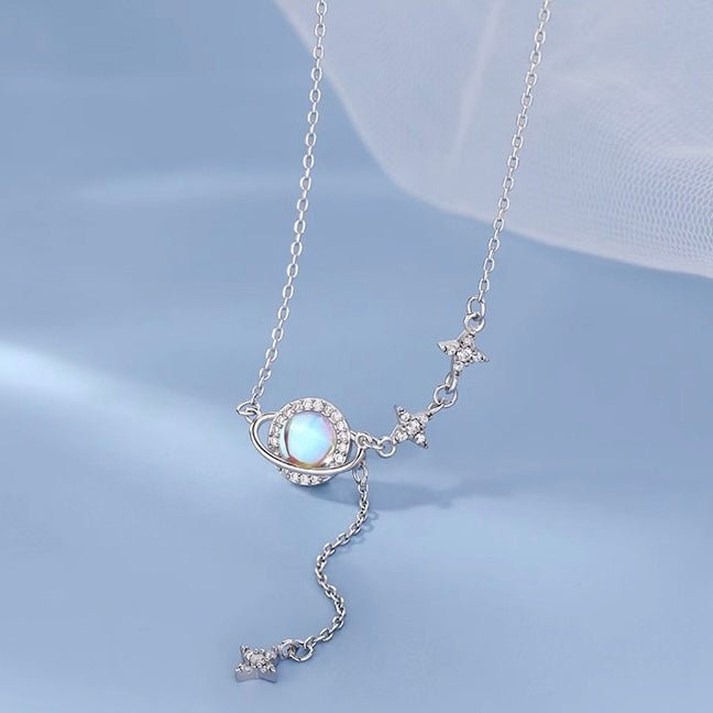 Collier Pierre de Lune Argent 925 – Bijou Artisanal Fait Main - Biloria