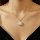 Collier Pierre de Lune Argent 925 - Cosmos Lunaire - Biloria