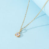 Collier Pierre de Lune Argent Plaqué Or – Bijou Féérique Artisanal - Biloria