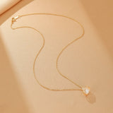 Collier Pierre de Lune Orbite Céleste en Argent Plaqué Or - Biloria
