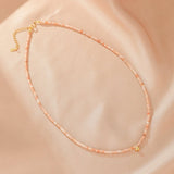 Collier Pierre de Soleil Argent Plaqué Or – Bijou Énergie Solaire - Biloria
