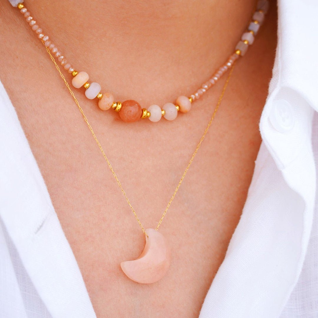 Collier Pierre de Soleil – Éclat Solaire - Biloria