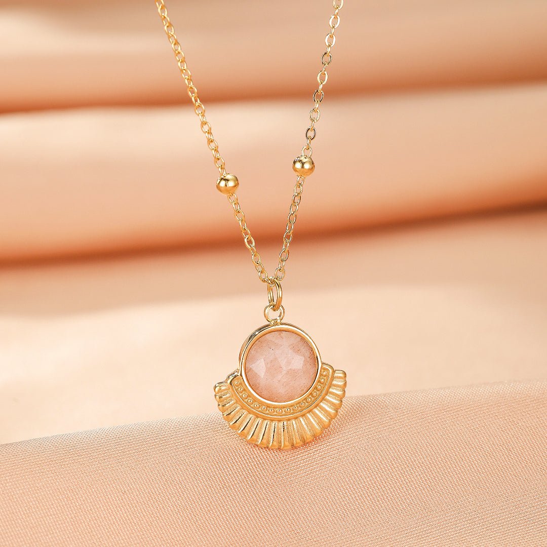 Collier Pierre de Soleil – Éclat Solaire - Biloria