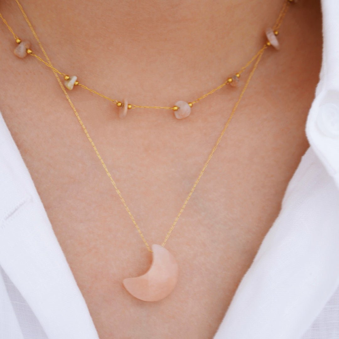 Collier Pierre de Soleil – Éclat Solaire - Biloria