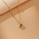Collier Pierres de Naissance Azur Infini – Argent Plaqué Or - Biloria