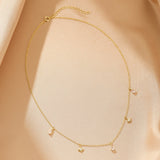 Collier Quartz Rose et Argent Plaqué Or Pendentif Étoile - Biloria