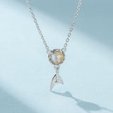 Collier Queue de Sirène Labradorite - Bijou Arg - Biloria