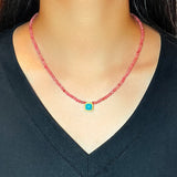 Collier Rhodonite pour l'Amour de Soi et l'Harmonie Émotionnelle - Biloria