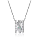 Collier Serpent Argent Zircon – Bijou de Transformation - Biloria