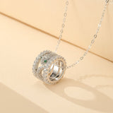 Collier Serpent Argent Zircon – Bijou de Transformation - Biloria