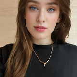 Collier Serpent en Fil de Cuivre Fait Main - Biloria