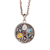 Collier Six Mantras Argent 925 Protection Spirituelle - Biloria