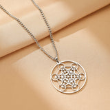 Collier Sri Yantra Géométrie Sacrée pour Méditation - Biloria