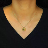 Collier Trèfle Cœur Jade ou Agate Rouge – Chance et Amour - Biloria
