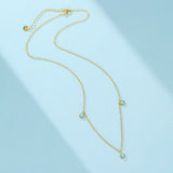 Collier Turquoise Argent 925 Bijou Fait Main Protection Sérénité - Biloria