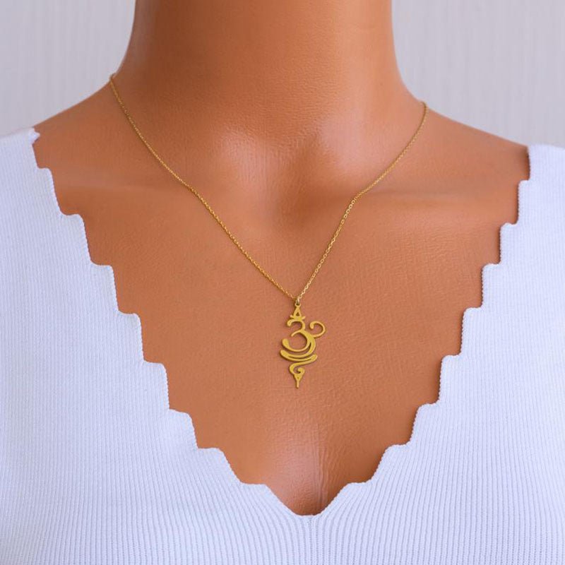 Collier Unalome Confiance – Bijou Acier Inoxydable - Biloria