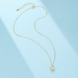 Collier Valse Céleste Pierre de Lune et Zircon - Biloria