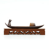 Encensoir Céramique Pêcheur Sampan - Déco Zen - Biloria
