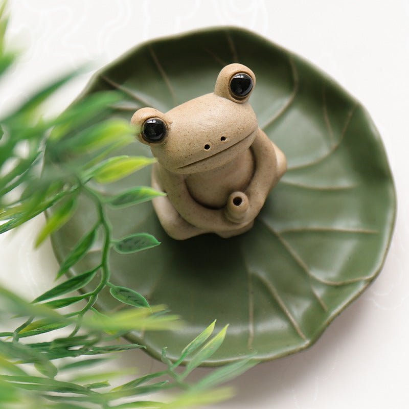 Encensoir Grenouille en Céramique pour Rituel de Purification - Biloria