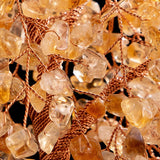 Grand Arbre de Vie Citrine et Quartz Clair pour Prospérité - Biloria