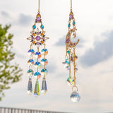 Idée Cadeau : Capteur de Soleil Lune et Soleil en Cristal - Biloria