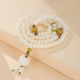 Mâlâ 108 Perles, Jade et Graine de Bodhi - Biloria