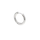 Mini créole homme 10 mm - Finitions noir argent doré - Biloria