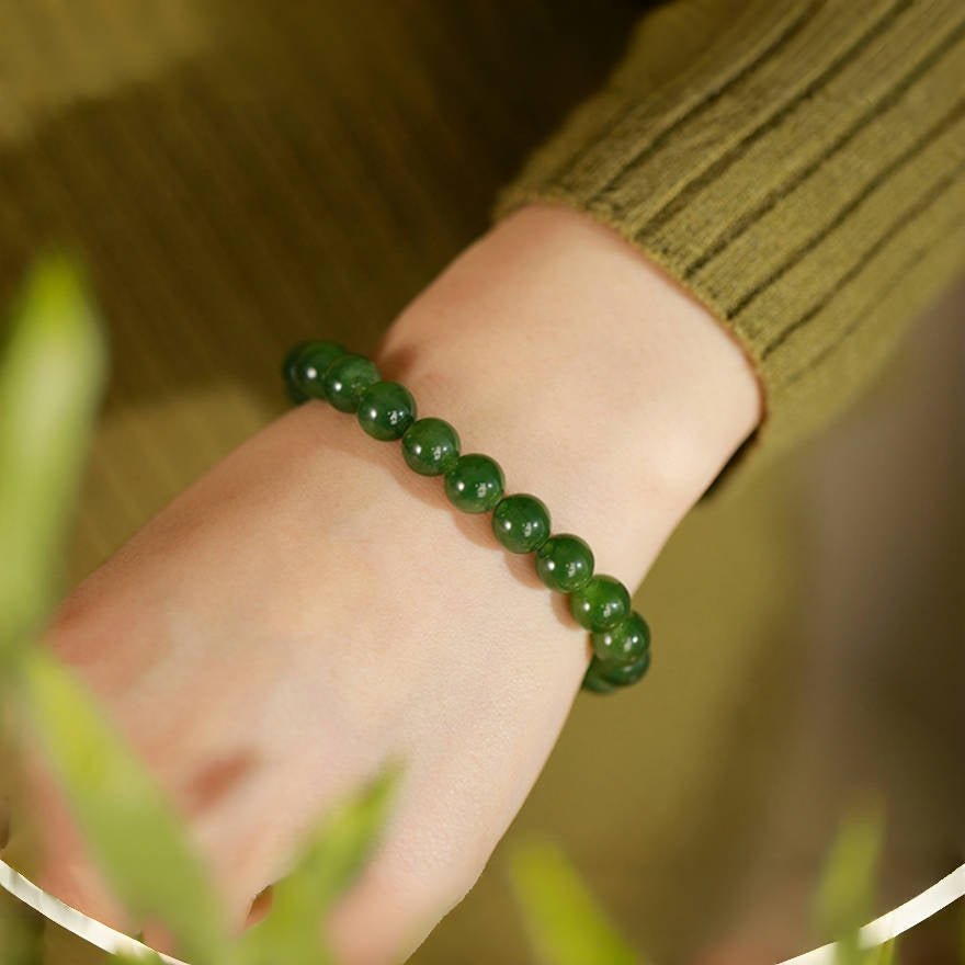 Offrir un Bracelet Jade Lotus Sérénité : Paix et Harmonie - Biloria