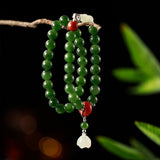 Offrir un Bracelet Jade Lotus Sérénité : Paix et Harmonie - Biloria