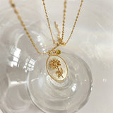 Pendentif 12 Pierres de Naissance – Romance en Acier Inoxydable - Biloria
