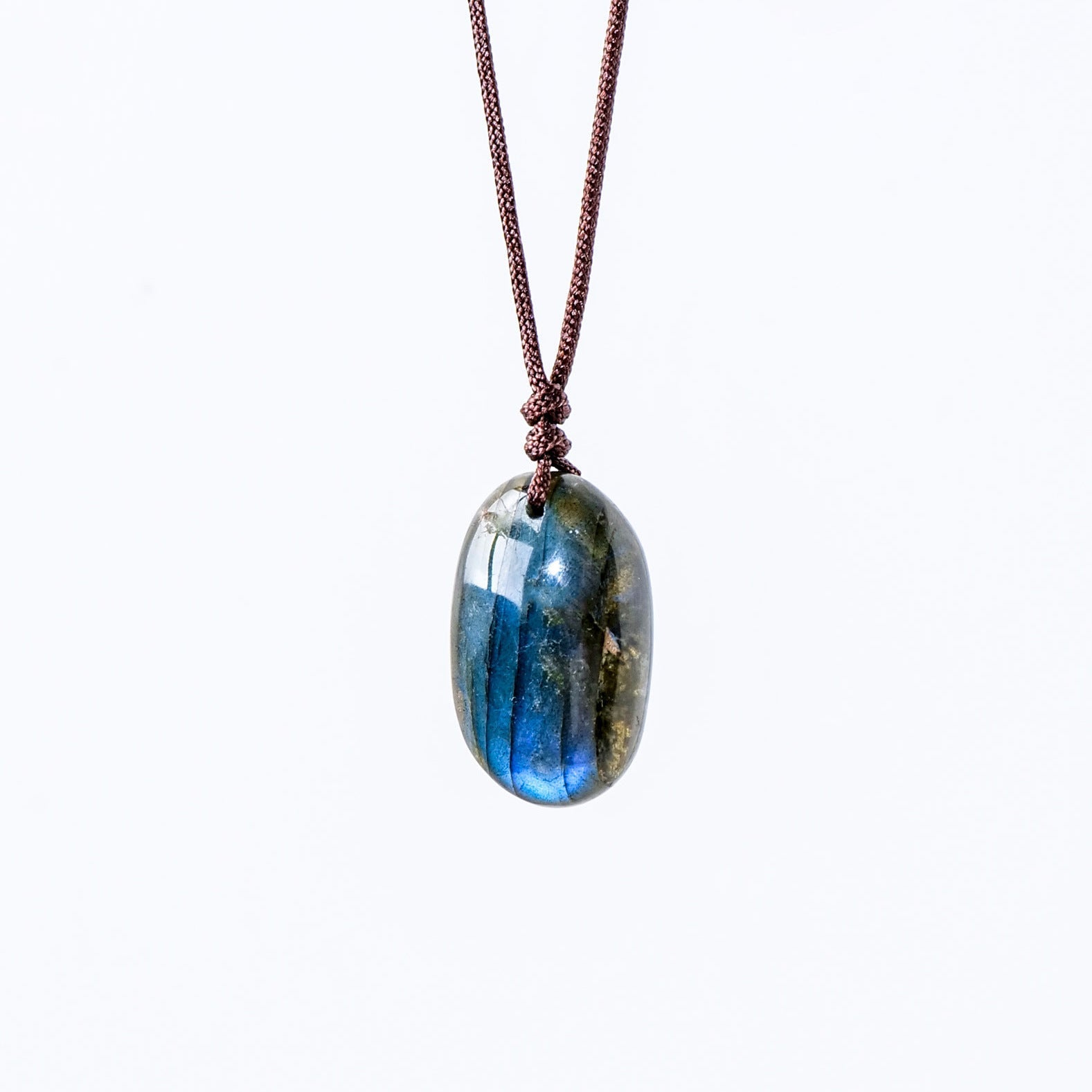 Pendentif Labradorite Pierres Naturelles Forêt | Bijou Protection - Biloria