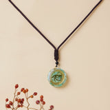 Pendentif Œil Oudjat Amazonite – Signe de Protection - Biloria