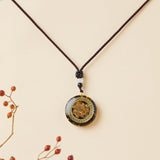 Pendentif Orgonite Agate Œil Oudjat – Protection Harmonie - Biloria