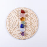 Plateau 7 Chakras en Pierres Naturelles 8 Modèles - Biloria