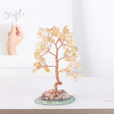 Porte-bonheur Arbre de Vie en Pierres des 7 Chakras - Déco Tendance - Biloria