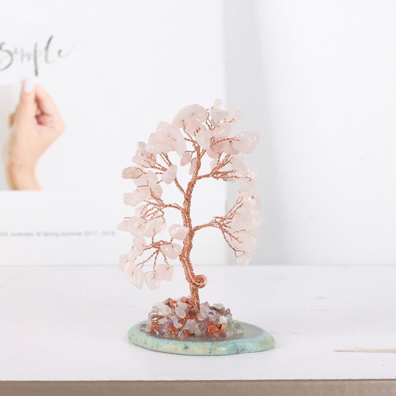 Porte-bonheur Arbre de Vie en Pierres des 7 Chakras - Déco Tendance - Biloria
