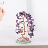 Porte-bonheur Arbre de Vie en Pierres des 7 Chakras - Déco Tendance - Biloria