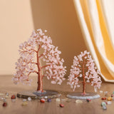 Porter l'Amour au Quotidien avec l'Arbre de Vie en Quartz Rose - Biloria