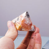 Pyramide en pierres naturelles pour énergie positive et méditation - Biloria