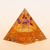 Pyramide Orgonite Arbre de Vie Améthyste – Apaisement & Méditation - Biloria