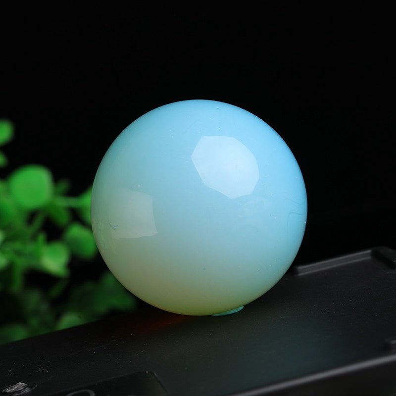 Sphère Opale Blanche 2 à 5 cm – Cadeau Spiritualité - Biloria