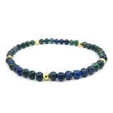 Tresse Tibétaine Lapis Lazuli Argent - Sagesse Intérieure - Biloria